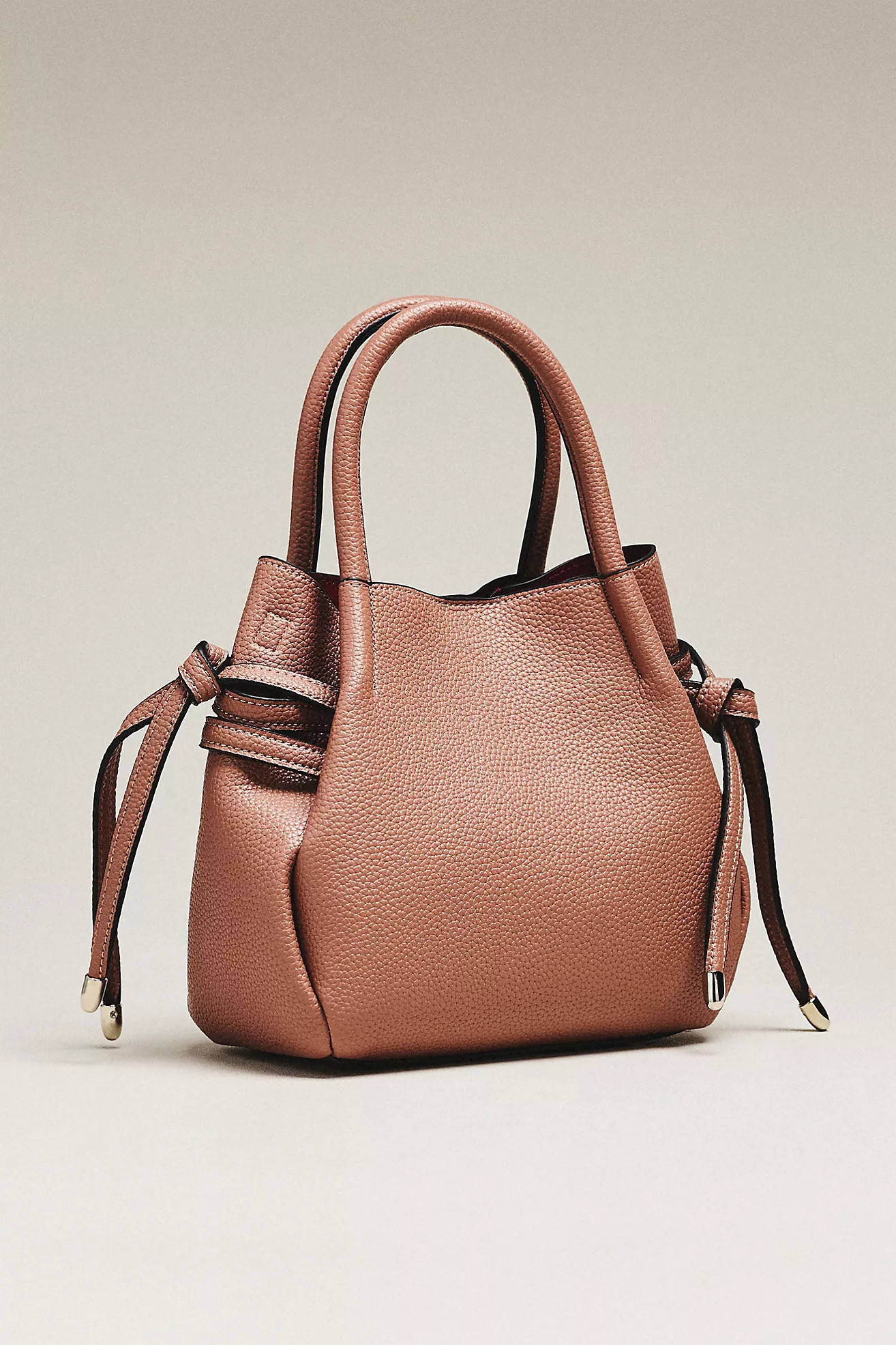 Maeve Faux-Leather Mini Tulip Satchel | Anthropologie (US)