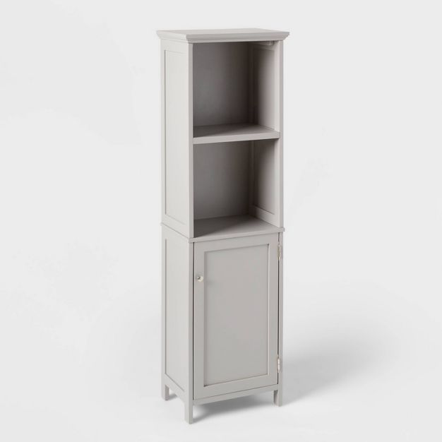 Wood Wall Storage Cabinet Gray - Threshold&#8482; | Target