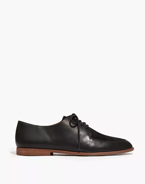 The Alex Oxford in Leather and Suede | Madewell