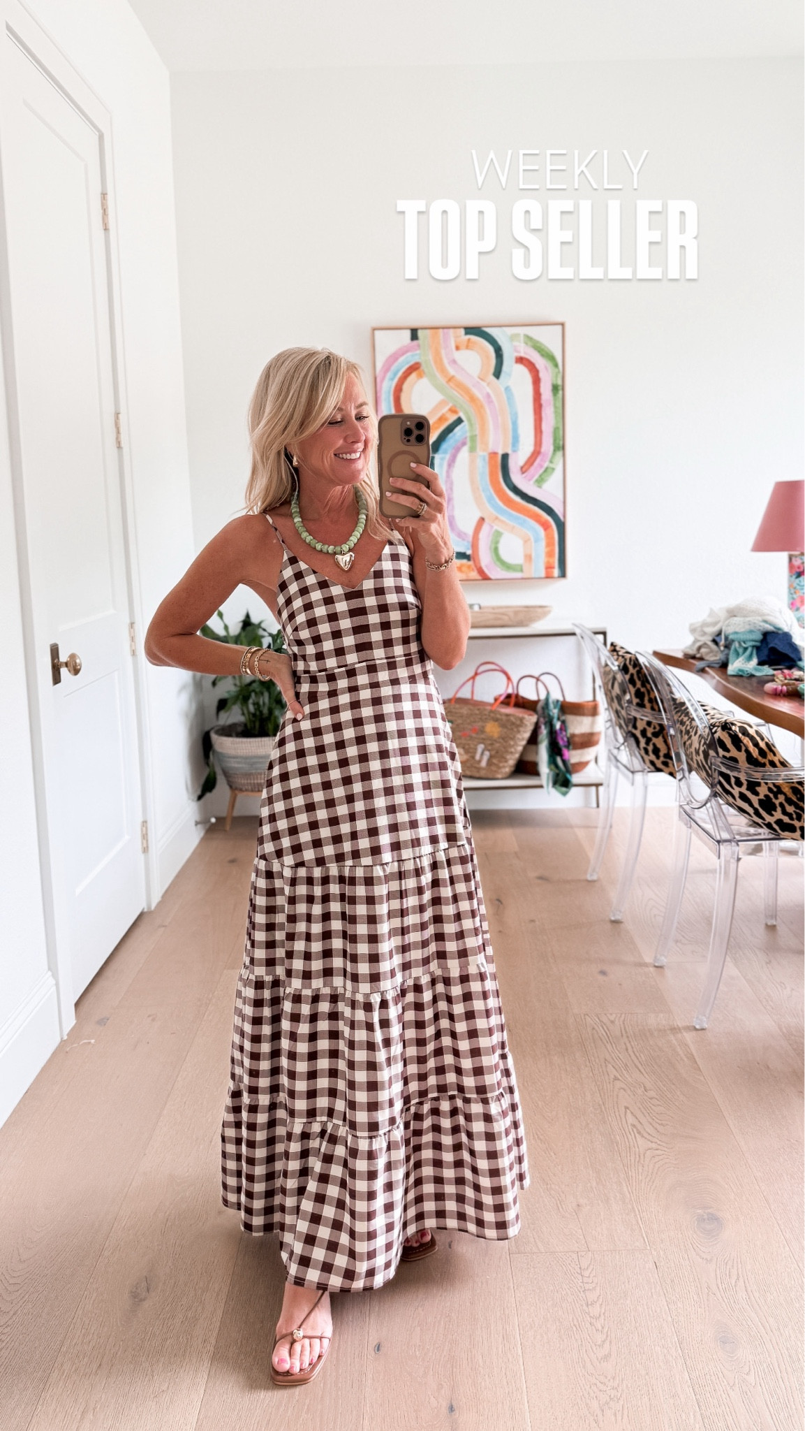 Weekly top seller | gingham dress 

#LTKootd #LTKSeasonal #LTKstorytime