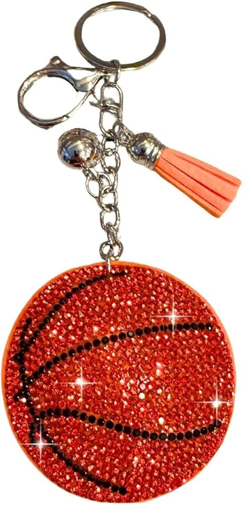 Basketball Soccer Keychain Softball Bag Charm Sports Gifts for Basketball Fans Soccer Lovers | Amazon (US)