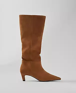 Suede Tall Boot | Ann Taylor