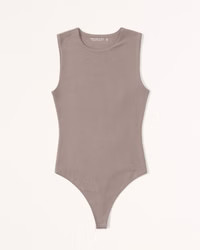 Cotton Seamless Fabric Tank Bodysuit | Abercrombie & Fitch (US)