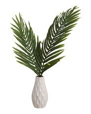 36in Palm Fronds In Vase | Marshalls