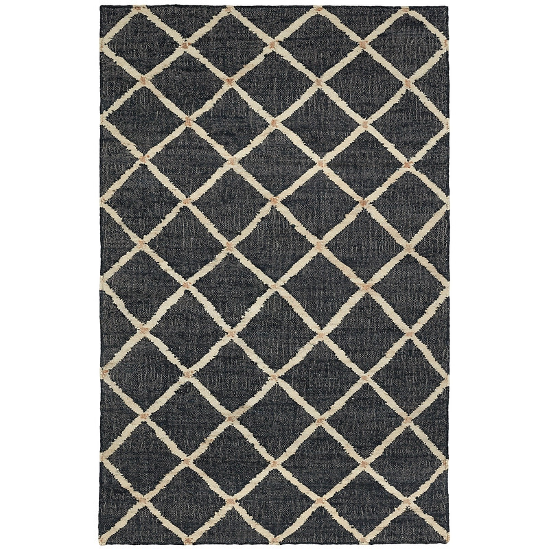 Kali Black Handwoven Jute Rug | Annie Selke