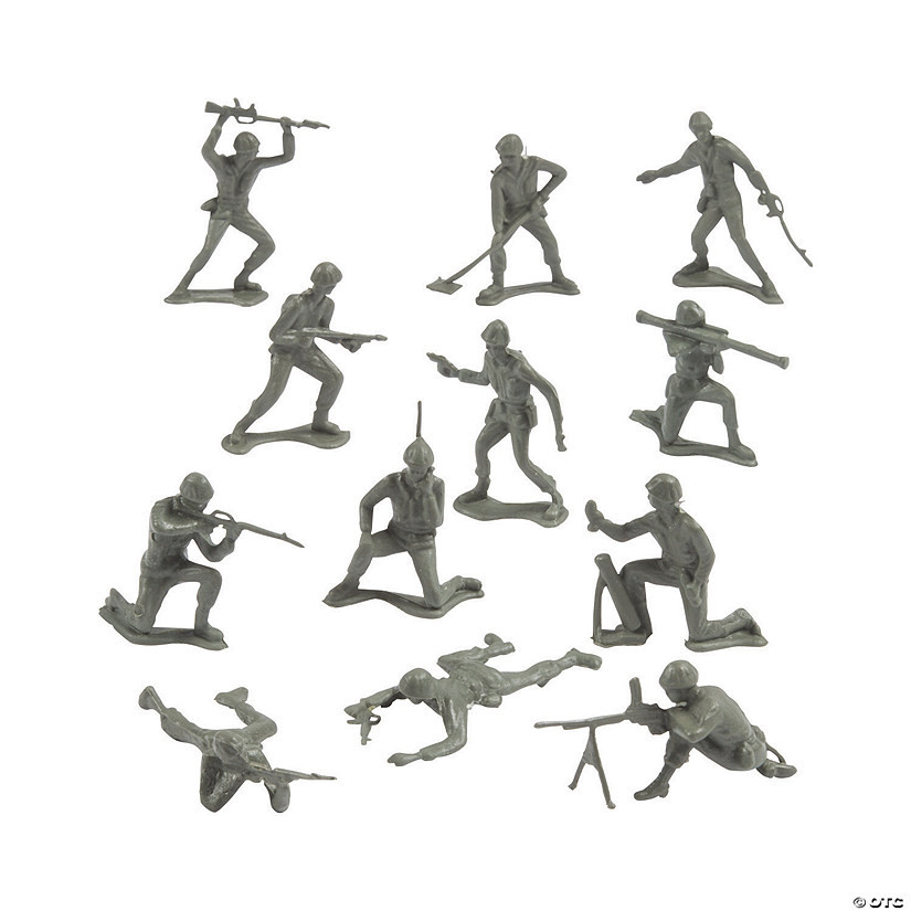 Bulk 144-Pc. Mini Plastic Army Men Assortment | Oriental Trading Company