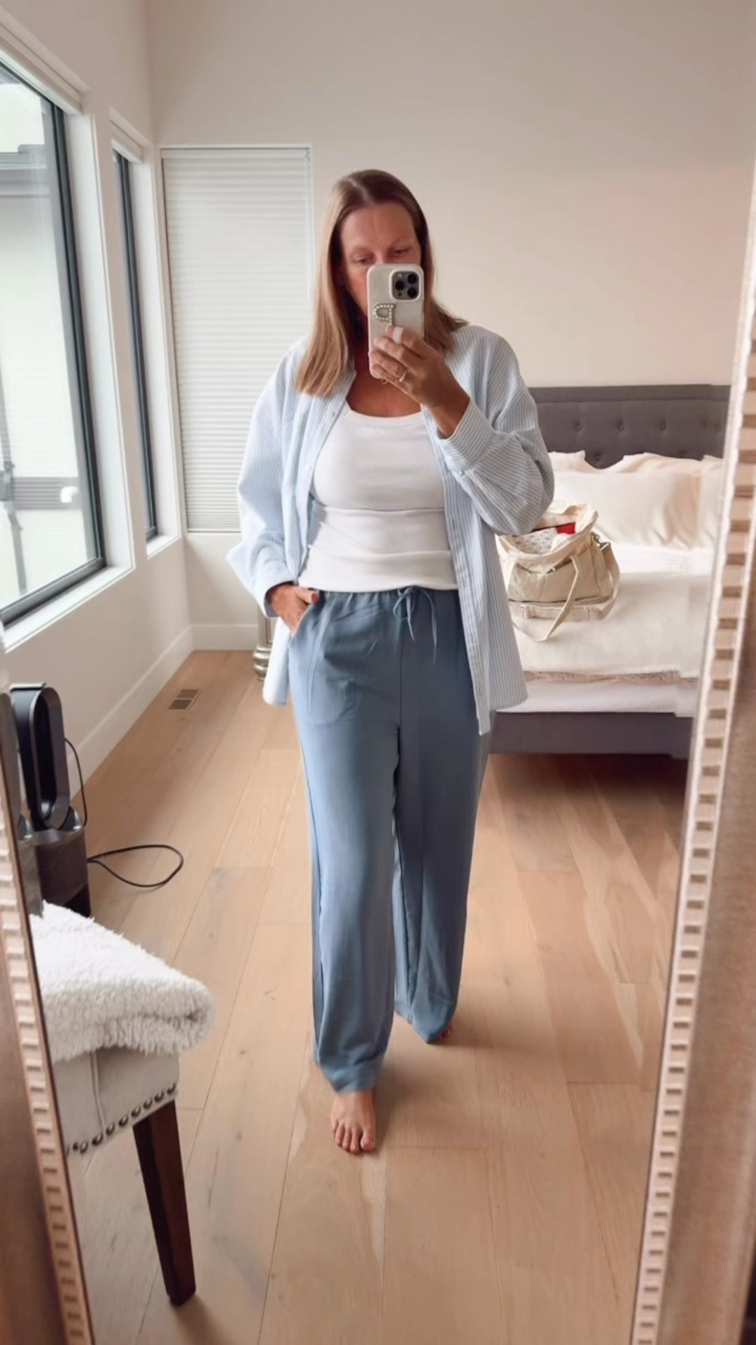 Look for less pants! 

If you want the Aritzia lodge pant but don’t like the price tag, these are for you, best dupe I have found 
Sized up for the drapey oversized fit

#LTKsummer #LTKtravel #LTKstyletip