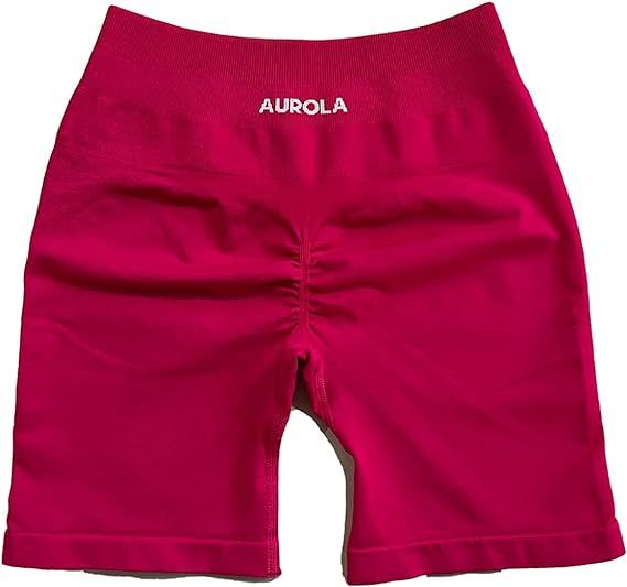 AUROLA Workout Shorts for Women Seamless Scrunch Short Gym Yoga Intensify Running Sport Active Ex... | Amazon (US)