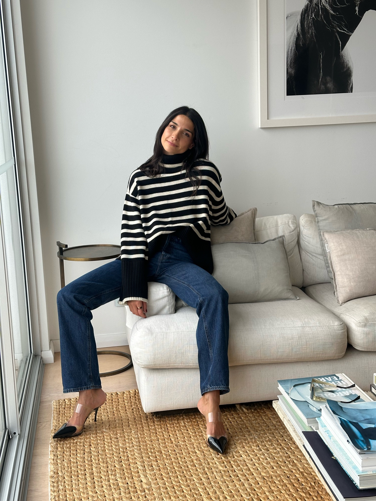 Stripes and denim, no better combo.

Wearing a size S jumper and size 25 jeans.

#LTKaustralia #LTKstyletip