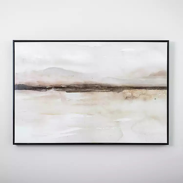 Abstract Horizons Framed Canvas Art Print | Kirkland's Home