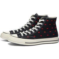 Converse Chuck 70 Hi-Top Sneakers in Black/Red/Egret, Size UK 9 | END. Clothing | End Clothing (US & RoW)