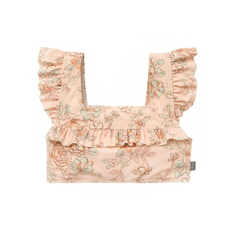 Modern Moments by Gerber Toddler Girl Swimsuit with Ruffles, Sizes 12M - 5T | Walmart (US)