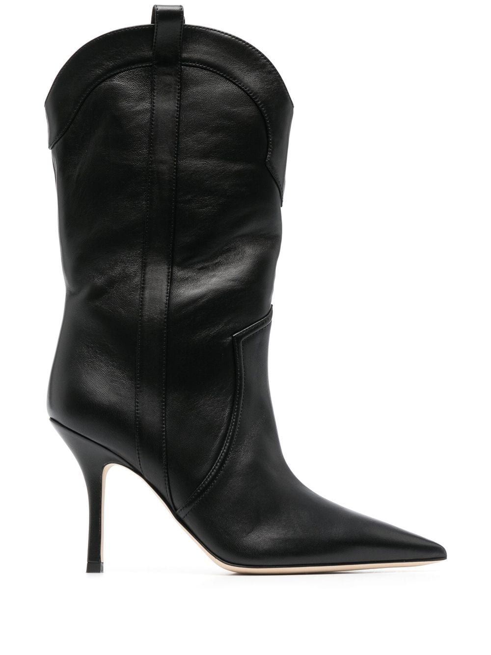 Paris Texas 95mm Heeled Leather Boots - Farfetch | Farfetch Global