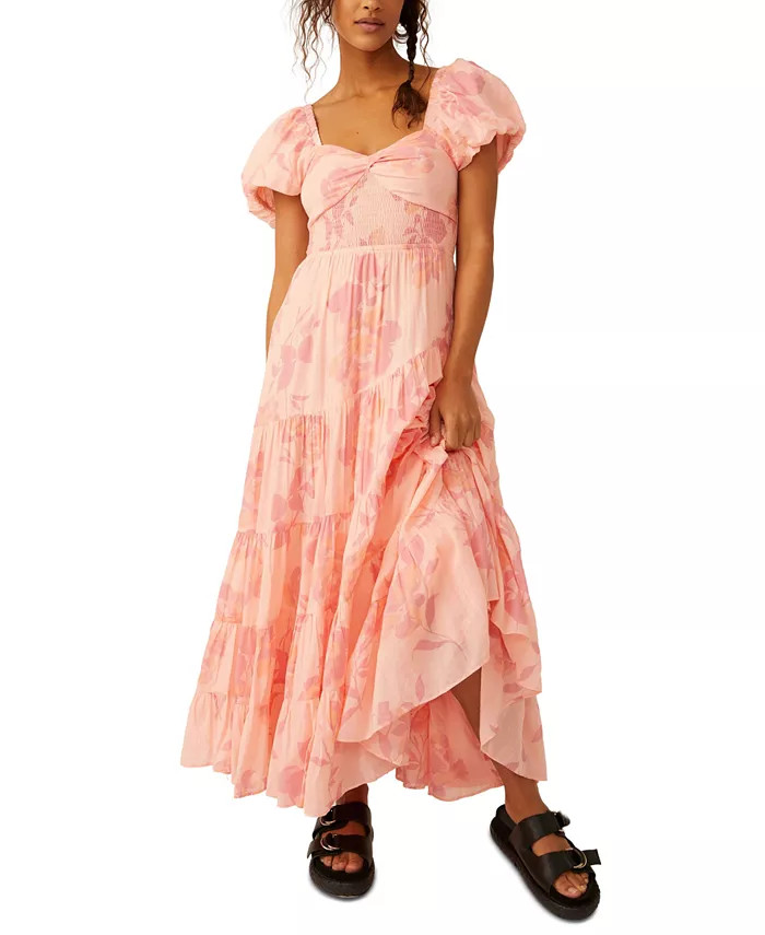 Free People Women's Floral Sundrenched Maxi Dress - Macy's | Macy's