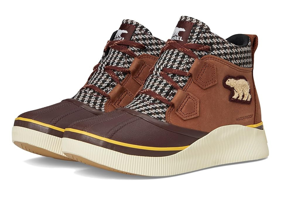 SOREL Out N About IV Classic Waterproof Women's Boots Rustic Brown/Redwood : 11 B - Medium, Suede | Zappos