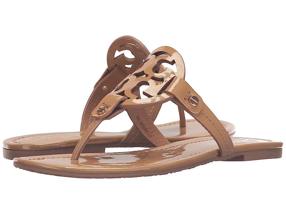 Tory Burch Miller Flip Flop Sandal (Sand) Women's Shoes | Zappos