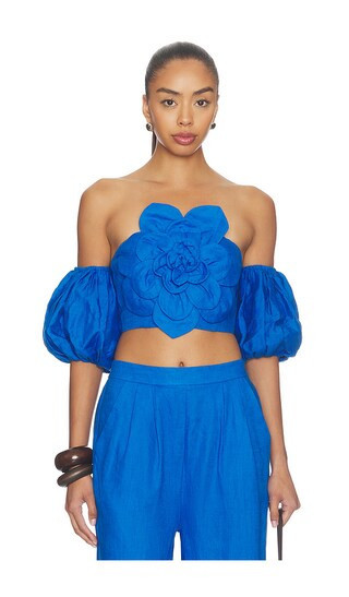 Yumi Kim Kiera Top in Blue. - size XL | Revolve Clothing (Global)