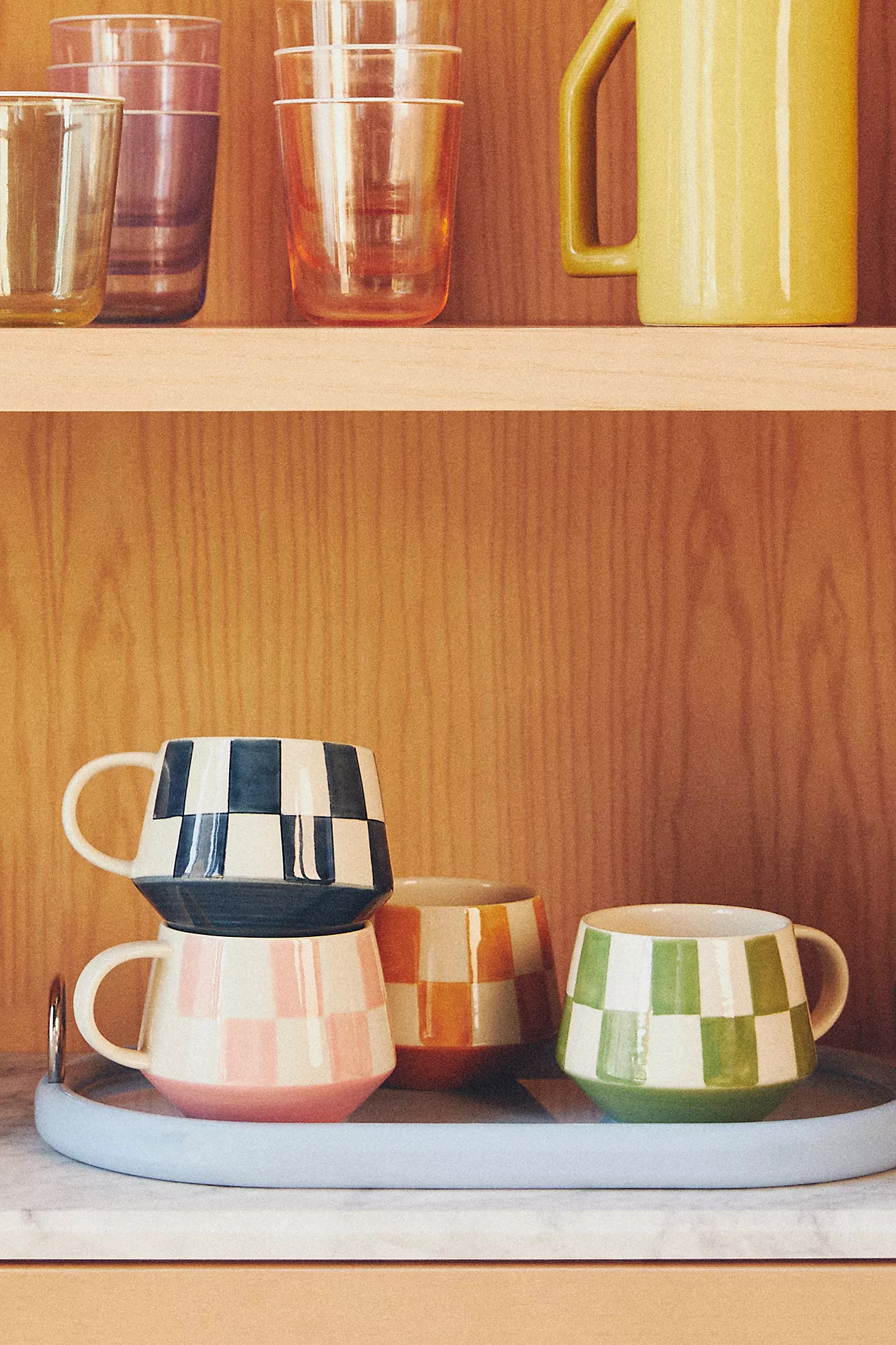 Checkered Mug | Anthropologie (US)