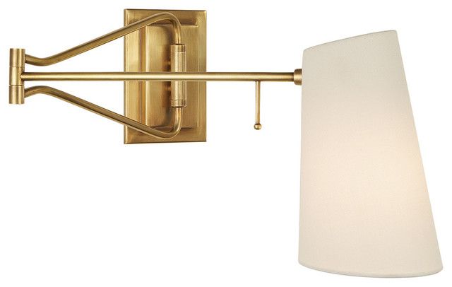 https://www.houzz.com/product/112044168-keil-swing-arm-wall-light-hand-rubbed-antique-brass-transiti | Houzz 