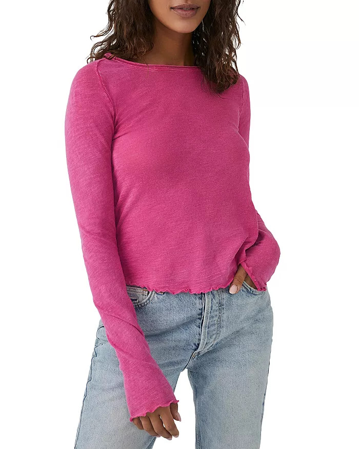 Be My Baby Long Sleeve Cotton Tee | Bloomingdale's (US)