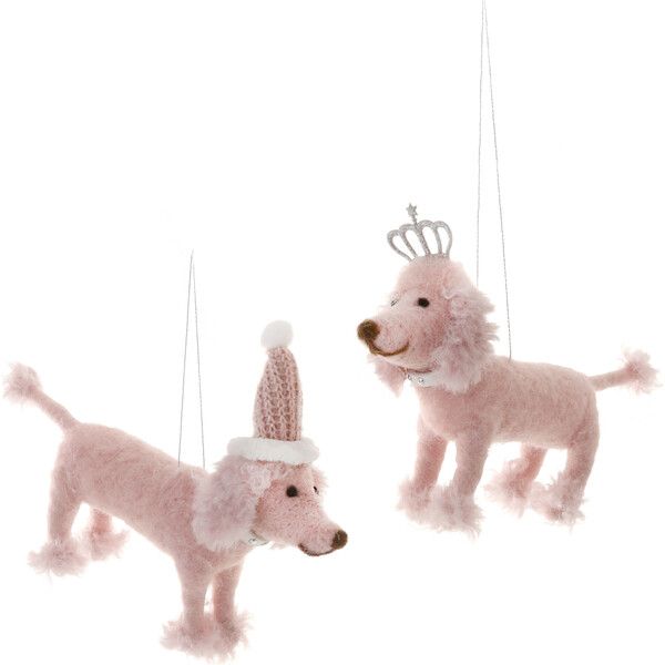 Partying Poodles Ornament Set | Maisonette