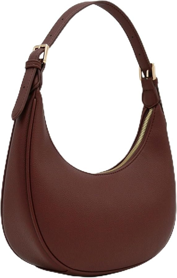 FashionPuzzle Elegant Crescent Shoulder Bag Underarm Purse | Amazon (US)