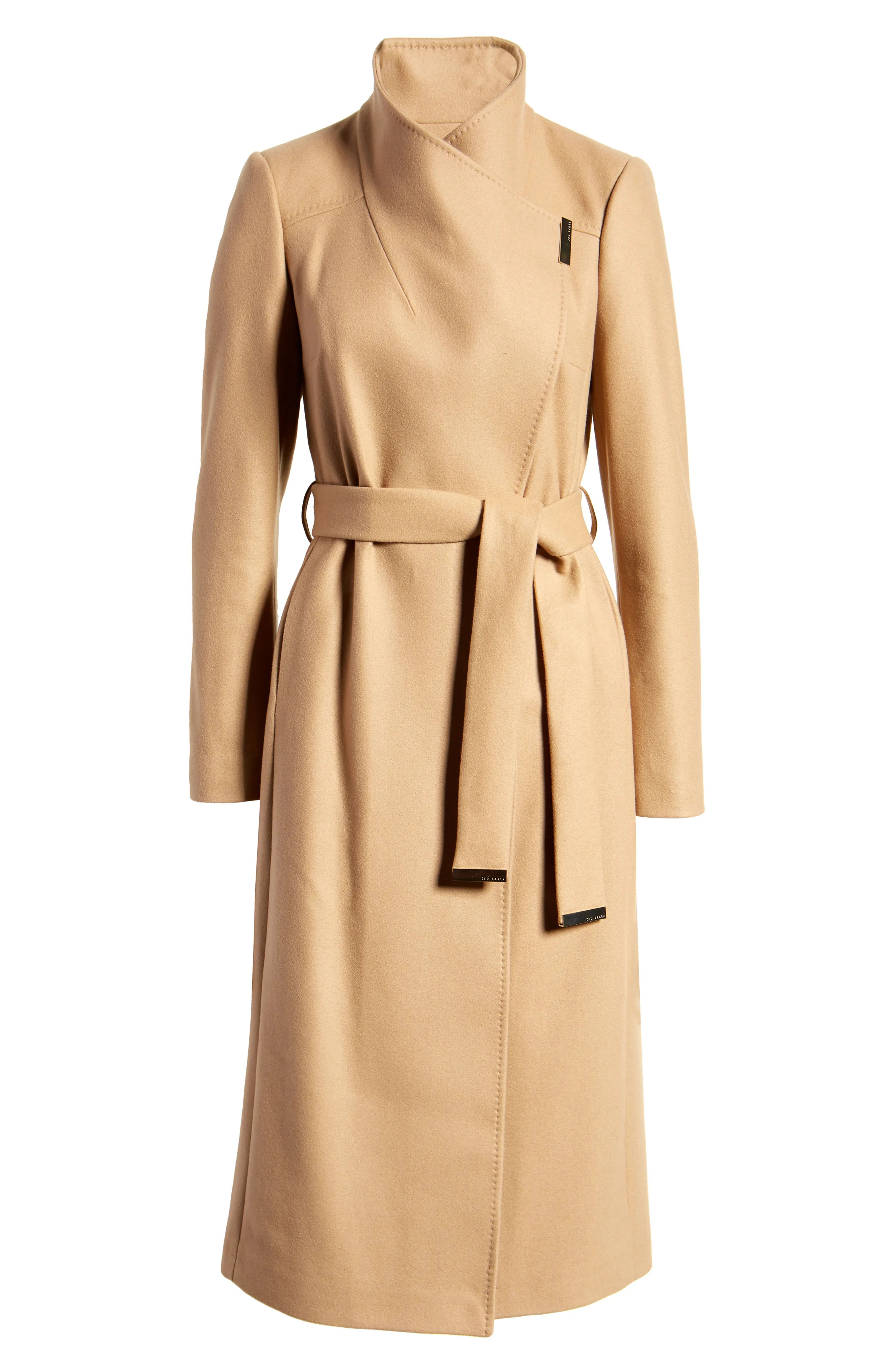 Gwynith Wool Blend Wrap Coat | Nordstrom
