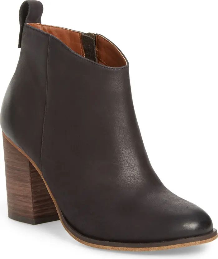 BP. BP Lance Leather Block Heel Bootie | Nordstromrack | Nordstrom Rack