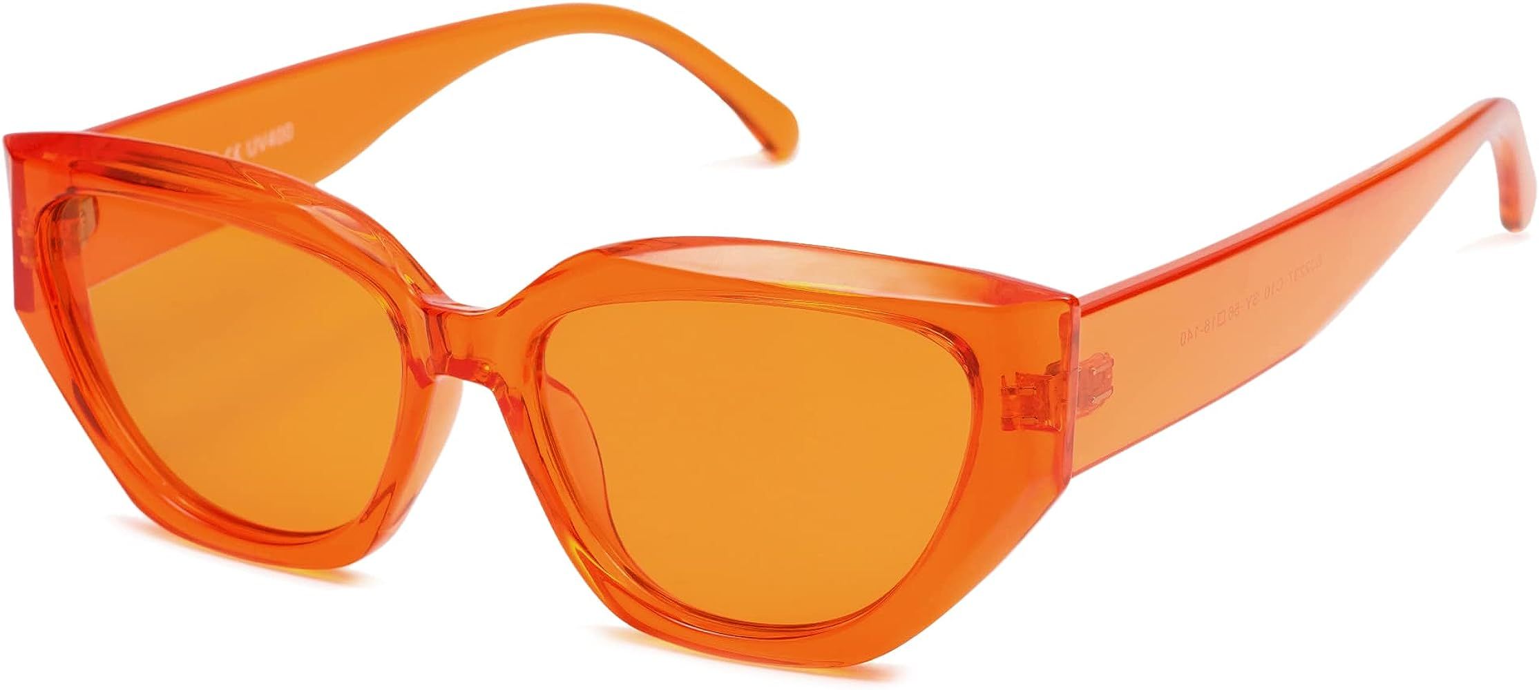 Trendy Cute Cat Eye Polarized Sunglasses for Women Fashion Cateye Womens Sunnies SJ2237 | Amazon (US)