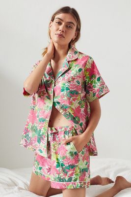 Tropical Oasis Pajama Set | Anthropologie (US)