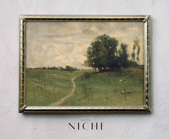 Narrow Pathway  Vintage Digital Print  Downloadable Artwork | Etsy | Etsy (US)