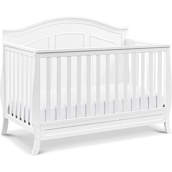 DaVinci Charlie 4-in-1 Convertible Crib in White, Greenguard Gold Certified | Amazon (US)