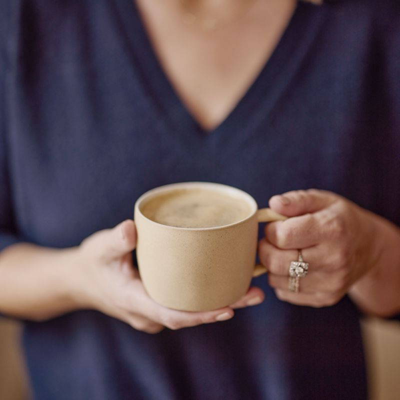 Dawson 7.75-oz. Recycled Clay Cappuccino Mug by Gaby Dalkin + Reviews | Crate & Barrel | Crate & Barrel