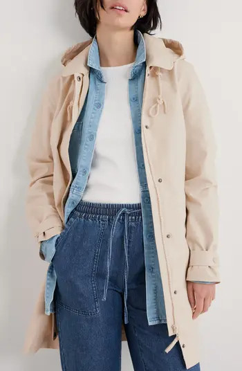 Seasalt Cornwall Cloudburst Waterproof Organic Cotton Coat | Nordstrom | Nordstrom