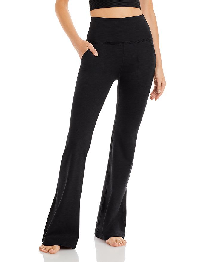 Heather Rib All Day Flare Pants | Bloomingdale's (US)