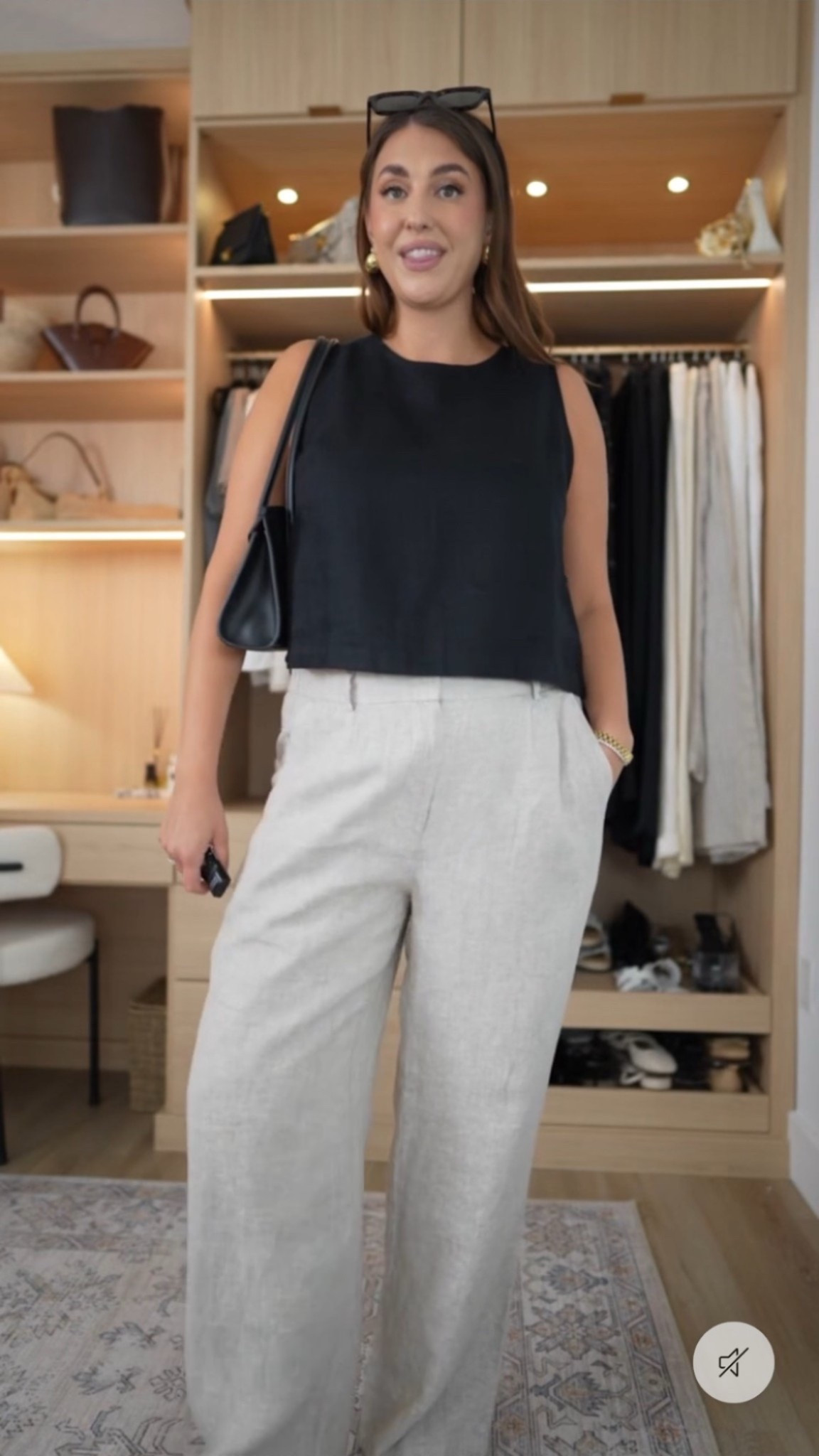 Effortless neutral chic 🖤

black tank, linen pants, neutral outfit, summer chic, capsule wardrobe, minimal style, elevated basics, mom style

#LTKootd #LTKWorkwear #LTKMidsize