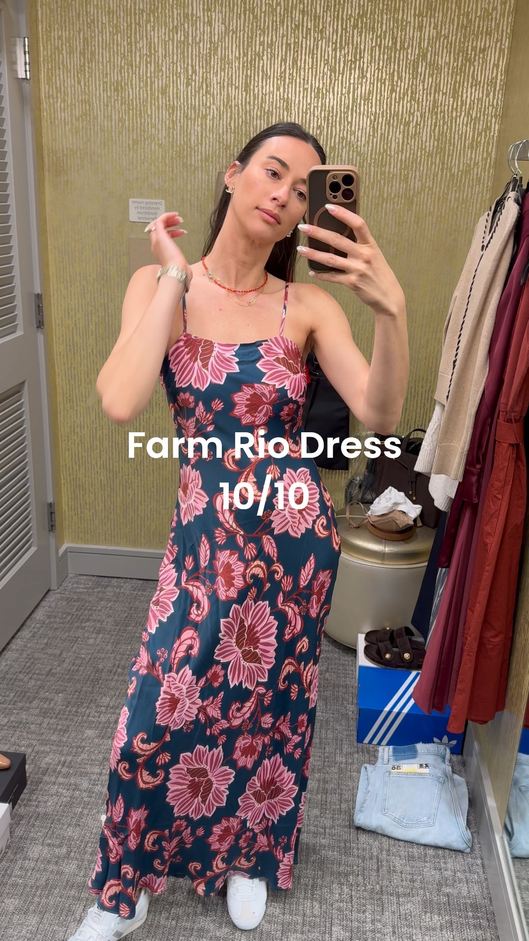 NORDI SALE: Farm Rio dress, fit and feel.. like a dream! Finish off the hot Summer with this flattering midi.

I’m usually between an XS/Small and went with the small. Not recommended for bigger busy girlies 

#LTKTravel #LTKSeasonal #LTKStyleTip
