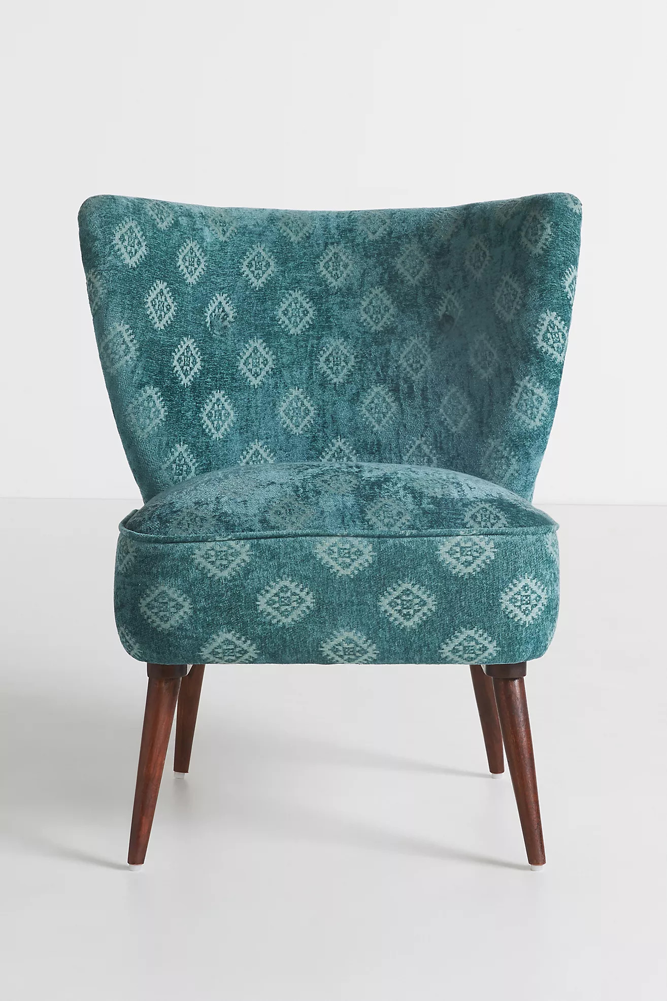Carmen Jacquard-Woven Petite Accent Chair | Anthropologie (US)