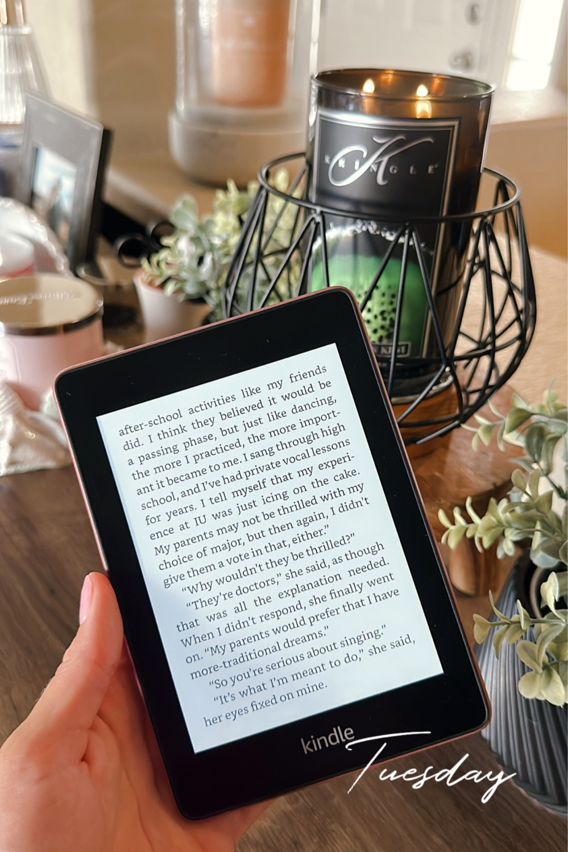 The best thing to buy on prime day! Love my kindle paper white 📚