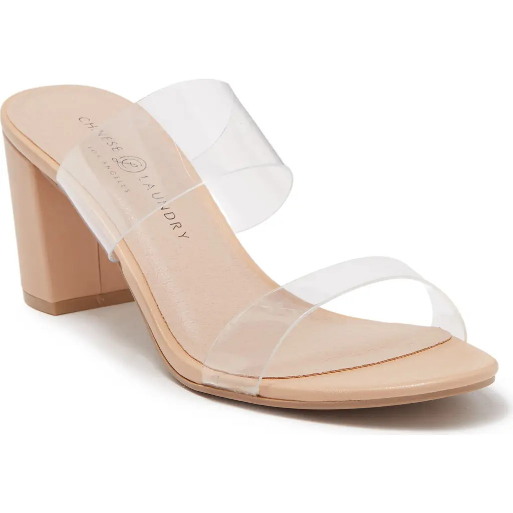 Chinese Laundry Robinn Clear Strap Block Heel Sandal at Nordstrom Rack, Size 6.5 | Nordstrom Rack