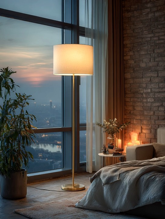 Do you know what’s quietly ruining your view at night?

Your lighting.

If you live in a high-rise apartment or have a beautiful balcony view, harsh overhead lights can completely wash it out. The city lights disappear, the mood is gone… and the space feels flat.

The solution isn’t dimmer switches—it’s layered lighting.

Start with a floor lamp placed near your window.

This one simple change creates a soft, warm glow that enhances your view instead of competing with it. At night, it frames your window and lets the outside shine. During the day, it becomes a beautiful, minimal decor piece that elevates your space.

And unlike table lamps, a floor lamp is flexible—you can move it, style it, and adjust your lighting based on your mood.

This is one of the easiest upgrades for your bedroom decor, living room corner, or balcony-facing space.

We’ve curated elegant floor lamps in gold, ivory, and modern finishes to help you create this exact layered lighting look.

✨ Upgrade your lighting, not your view—shop our floor lamp edit below.

#HomeLighting #ApartmentDecor #ModernHome 

 #LTKHome