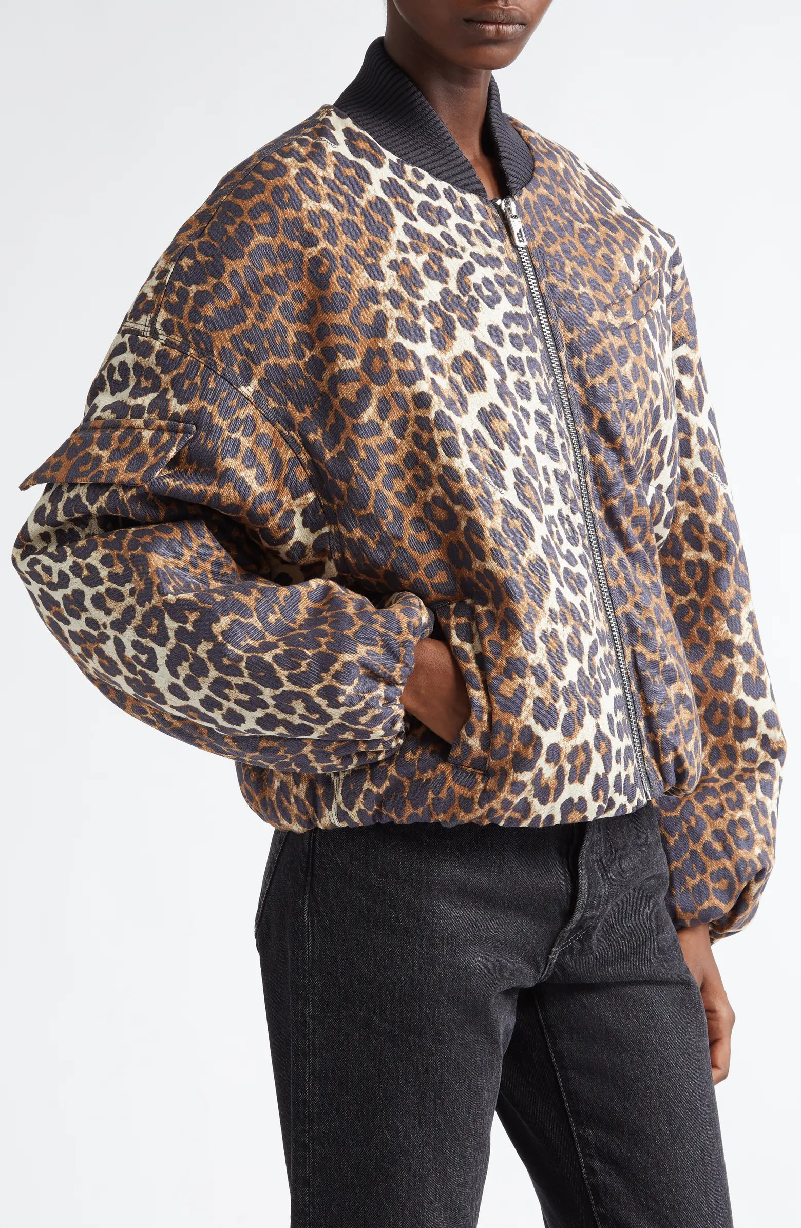 Ganni Print Bomber Jacket | Nordstrom | Nordstrom