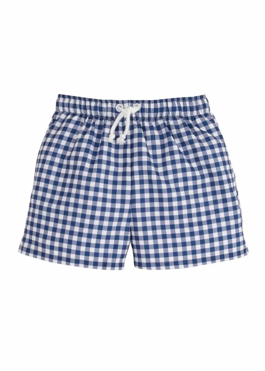 Sanibel Board Short - Lake Gingham | Little English