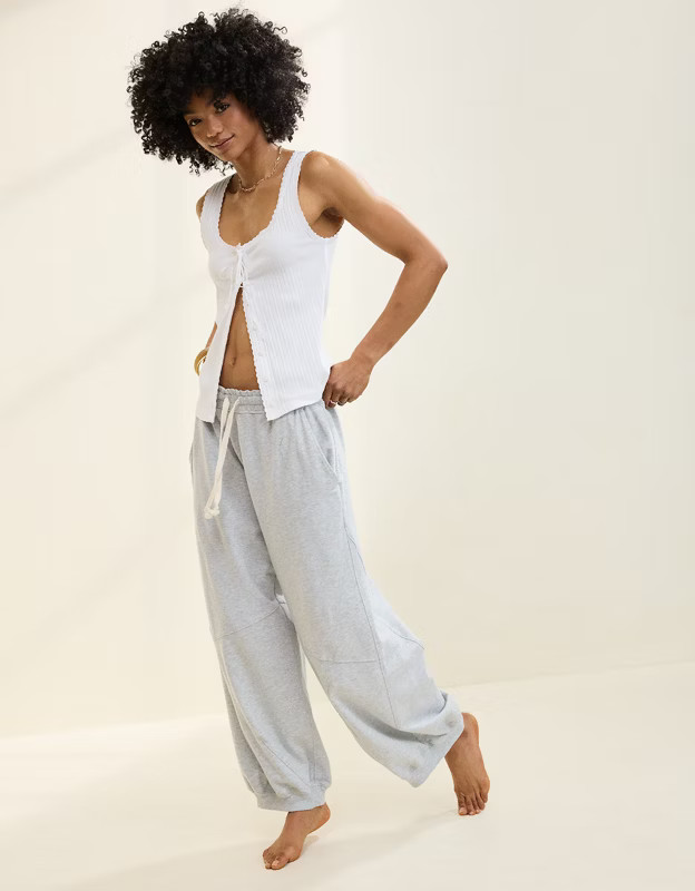 Aerie Baggy Fleece Pant | Aerie