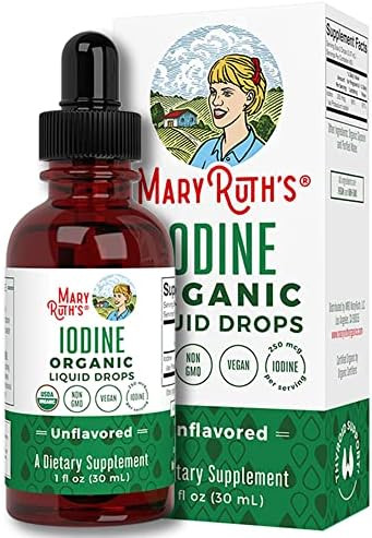 Potassium Iodide | Iodine Supplement | 1 Year Supply | Iodine Drops | USDA Organic | Nascent Iodi... | Amazon (US)