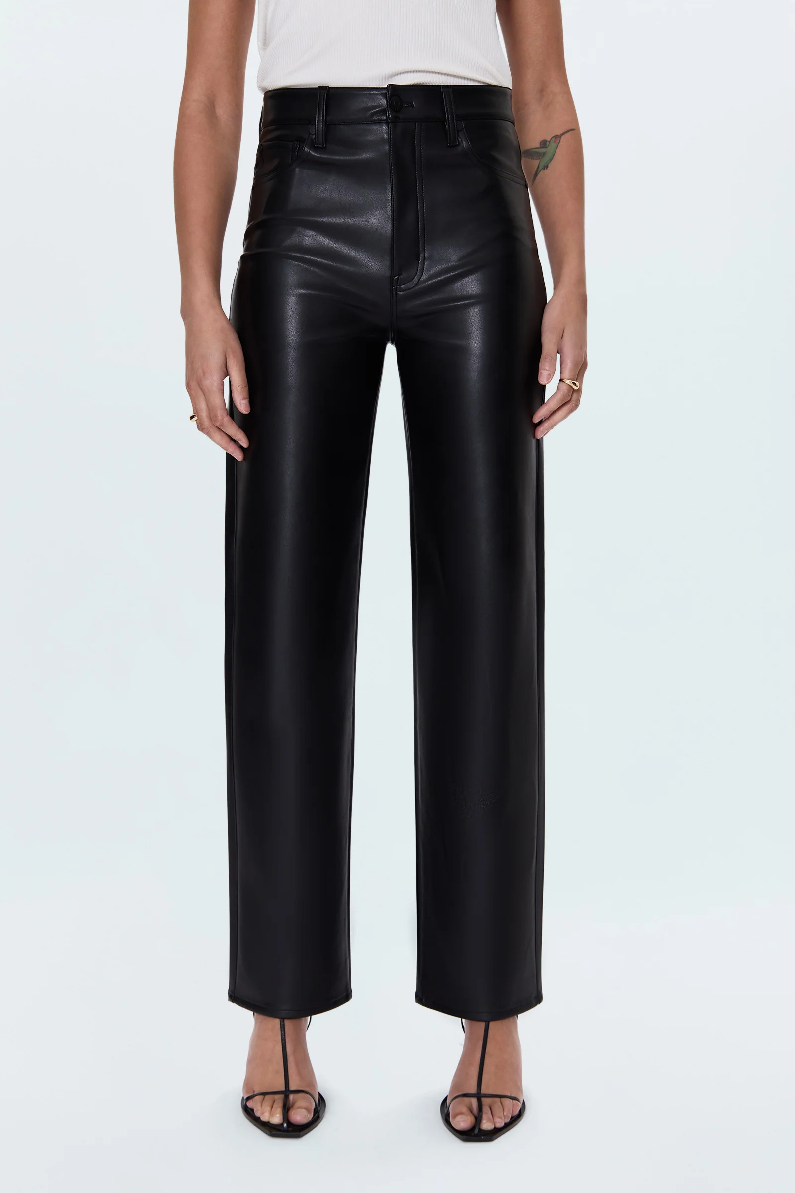 Cassie Super High Rise Straight Pant - Onyx | Pistola Denim