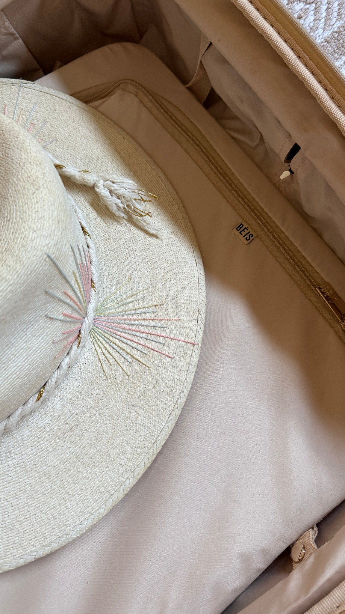 Traveling through Europe calls for luggage that’s as chic as it is functional, and the Béis beige suitcase is my go-to. ✈️ With its sleek hard shell, smooth 360° wheels, and spacious interior, it makes airport runs & cobblestone streets so much easier. The neutral beige tone is timeless and pairs perfectly with any travel style. If you’re looking for luggage that’s stylish, durable, and practical for long-haul trips, this one is worth it.
⸻
beis luggage, beis carry on, beis beige luggage, beis checked luggage, beis suitcase, best luggage for europe travel, chic luggage, durable travel suitcase, aesthetic luggage, celebrity luggage brand, best luggage for international travel, lightweight spinner luggage, stylish luggage sets, neutral luggage, beis travel





#LTKTravel