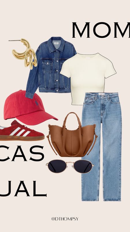 Easy mom outfits 

drop off. casual. jean. adidas. abercrombie. agolde. porter. sunglasses. winter. spring. summer. hat.

#LTKstyletip