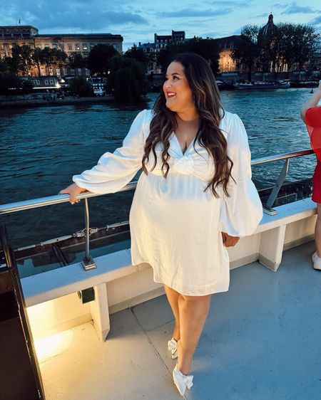 Wearing a size 2X in this dress! Super comfy and TTS for our river dinner cruise in Paris 🥰

#LTKStyleTip #LTKPlusSize