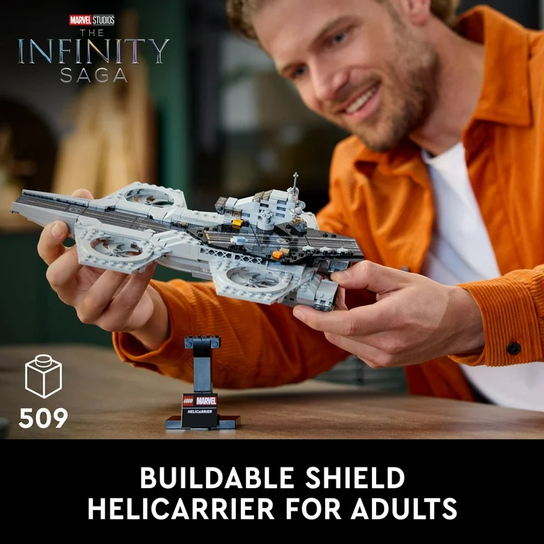 LEGO Marvel The Avengers Helicarrier Building Set for Adults - Gift for Christmas - Collectible D... | Walmart (US)